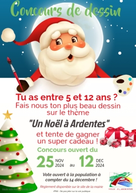 Concours de dessin : "Un Noël à Ardentes"